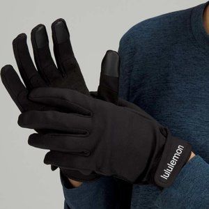 NWT Lululemon Full Finger Training Glove Black SZ S/M